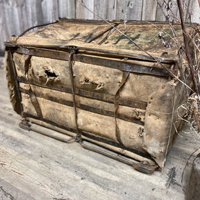 Vintage Rustic Laundry Basket