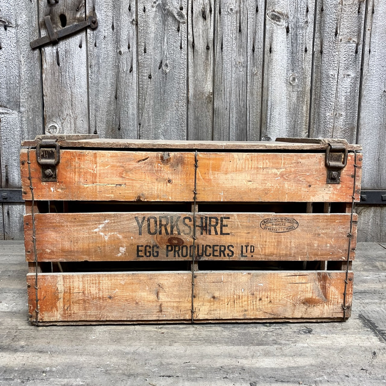 Large Vintage Egg Crate