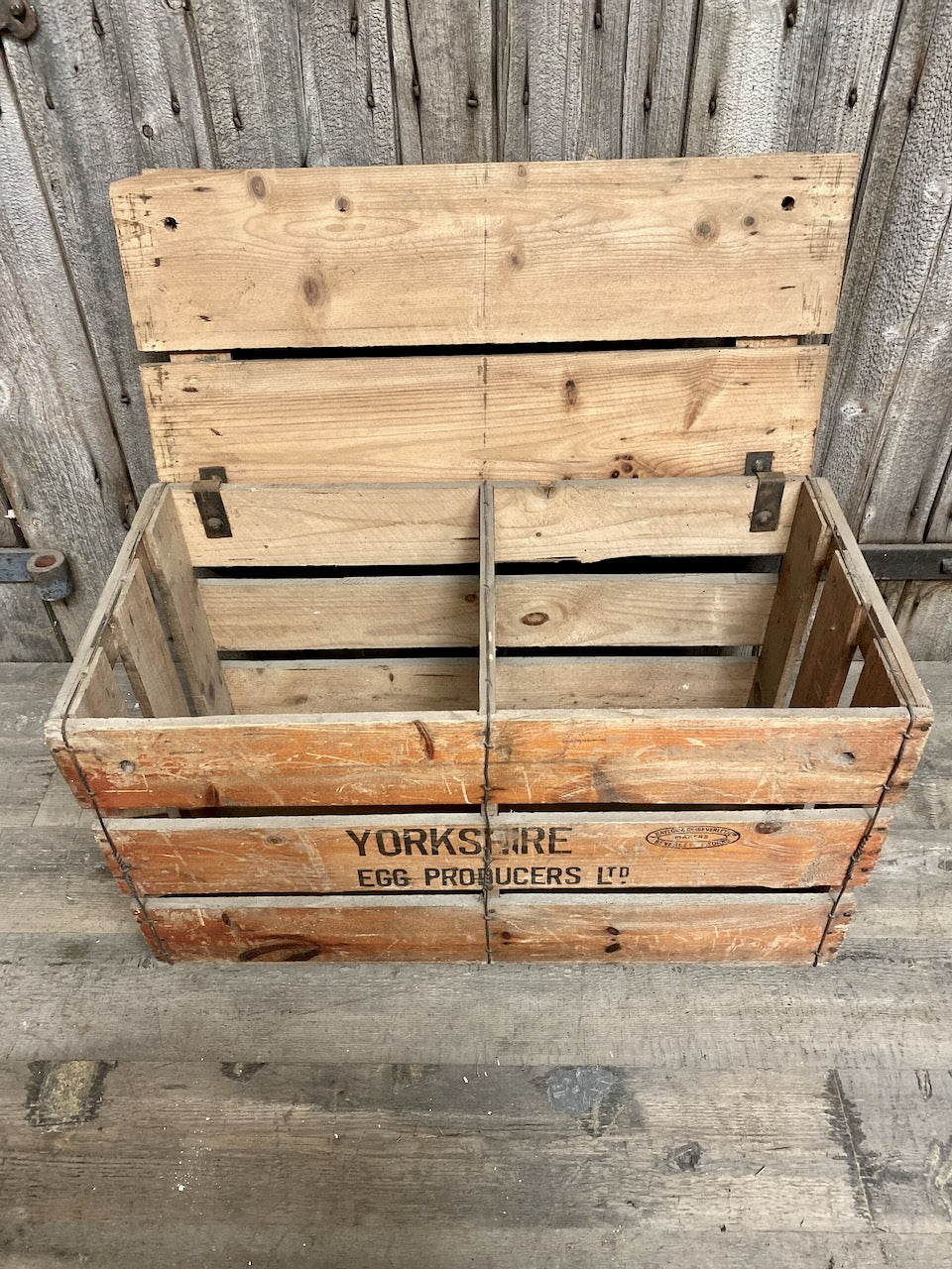 Large Vintage Egg Crate