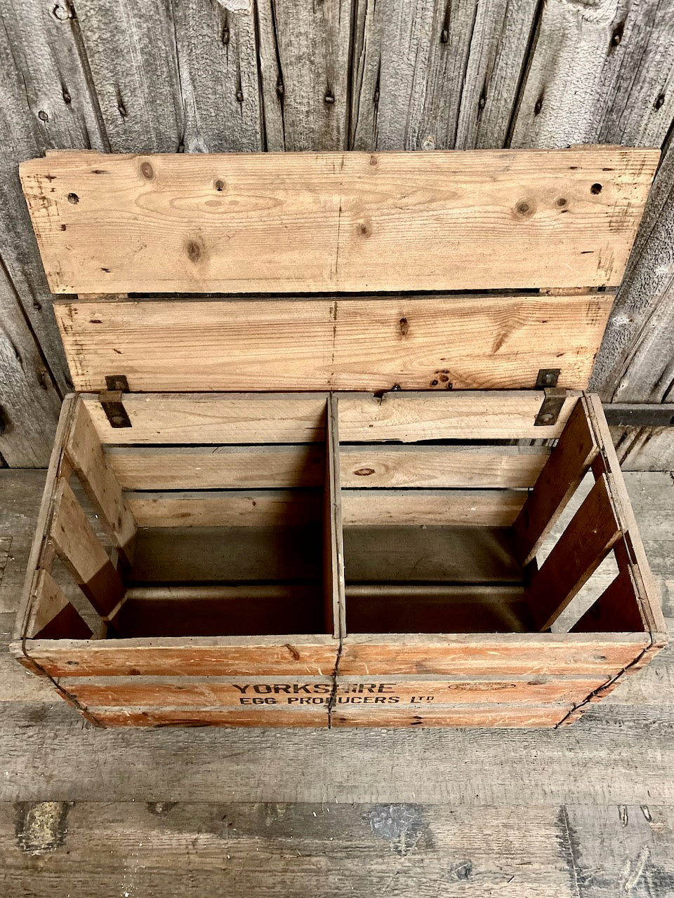 Large Vintage Egg Crate