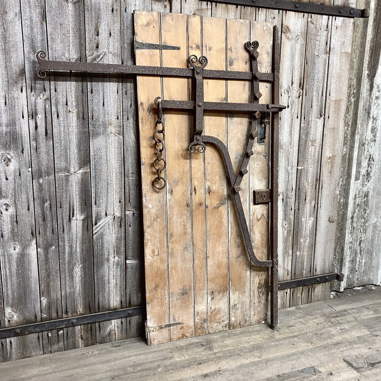 Wrought Iron Fire/Chimney Crane — Lawson's Yard LTD