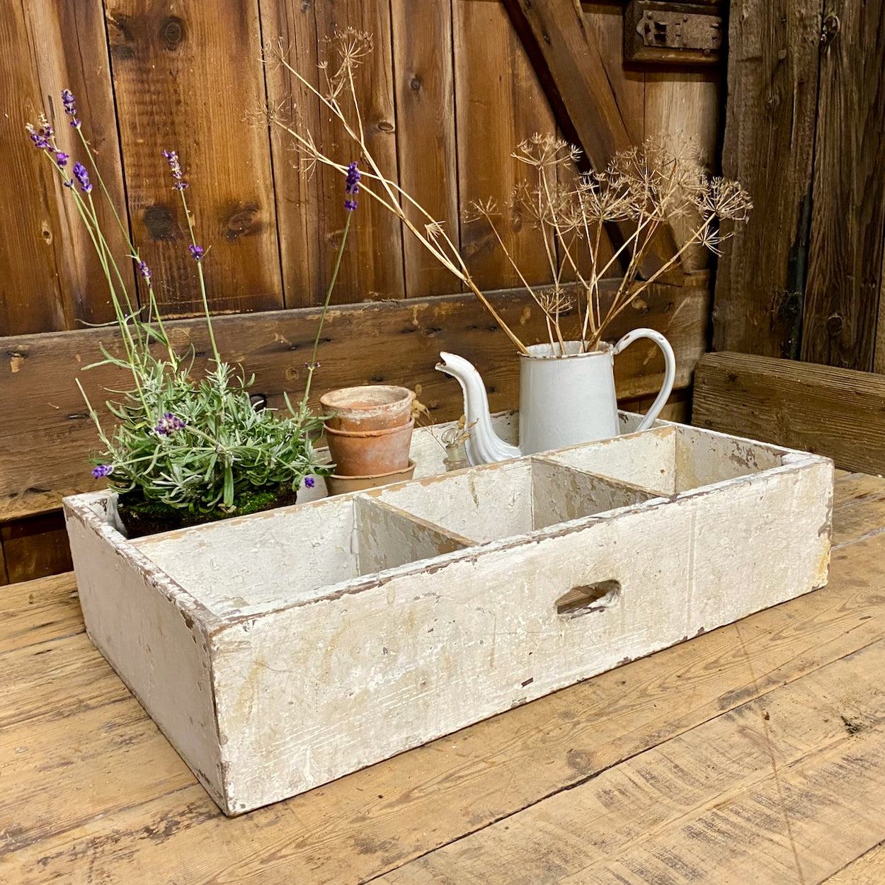 White Wooden Box