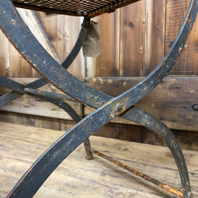 Pair of Antique French Metal Chairs