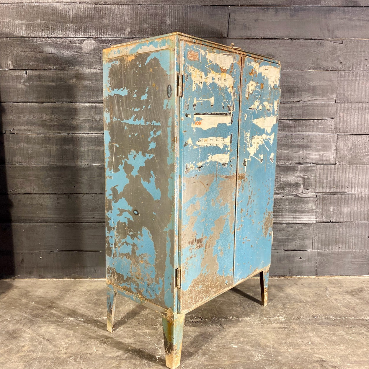 Vintage European Workshop Cabinet