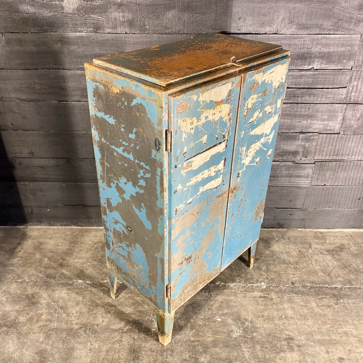 Vintage European Workshop Cabinet