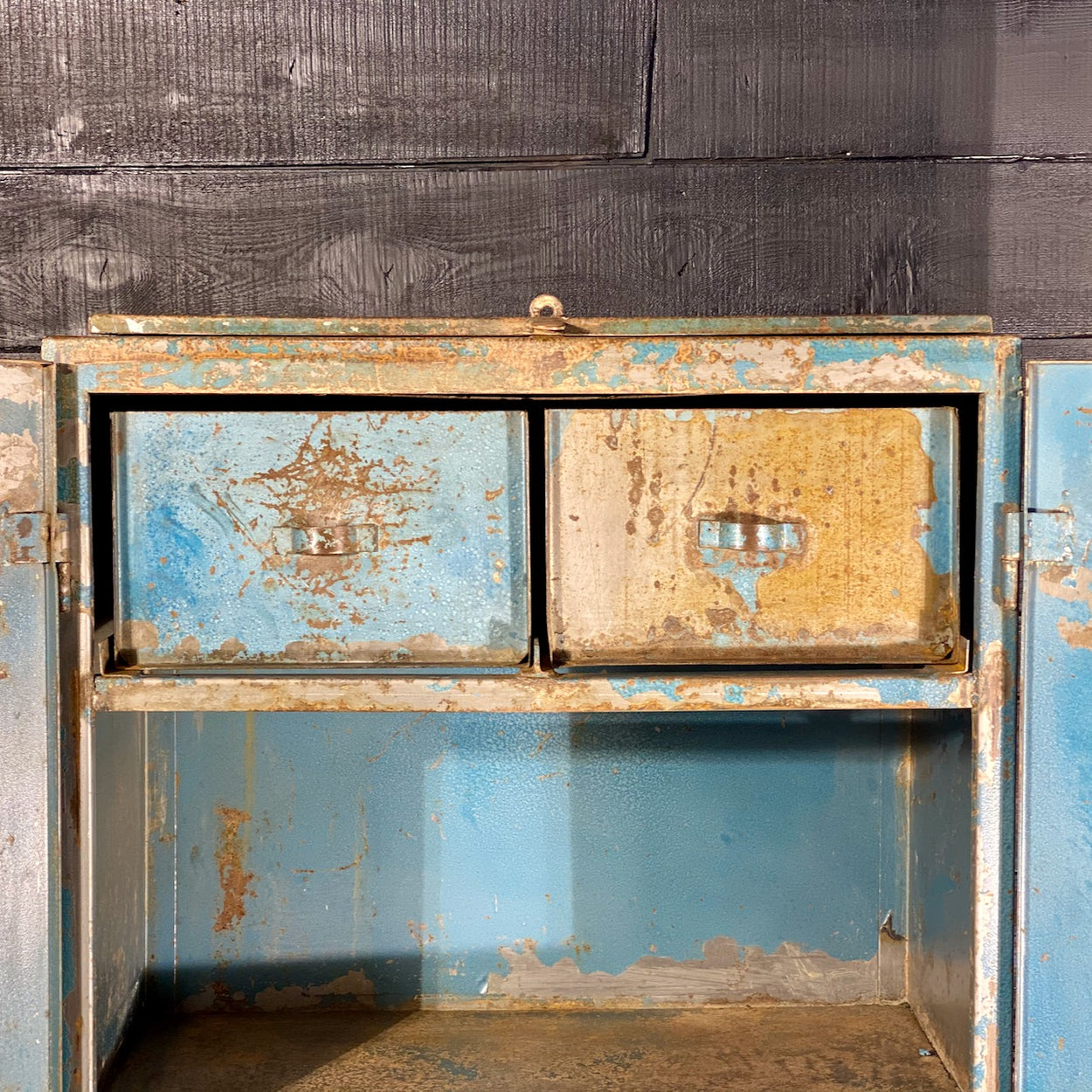 Vintage European Workshop Cabinet