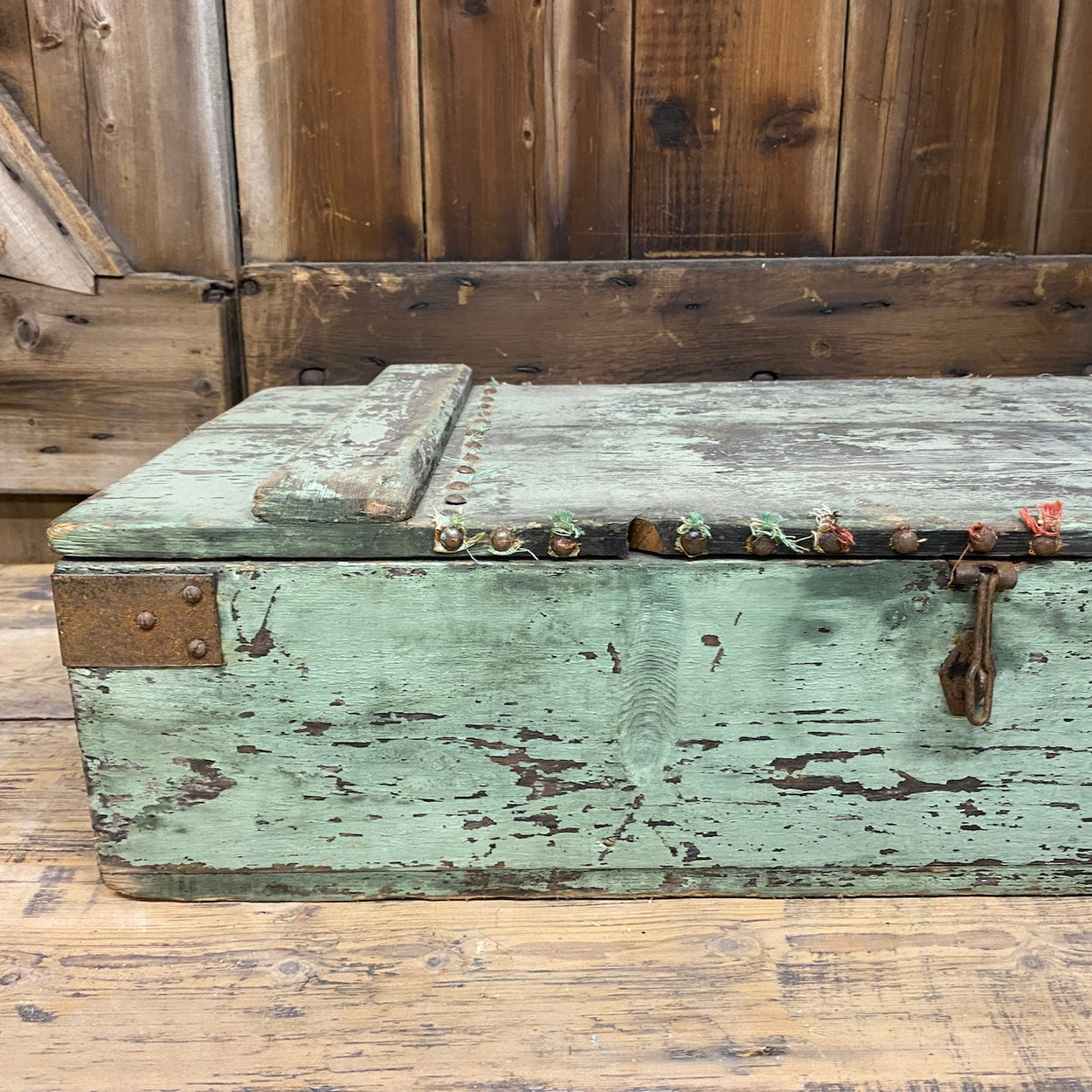 Vintage Green Wooden Box — Lawson's Yard