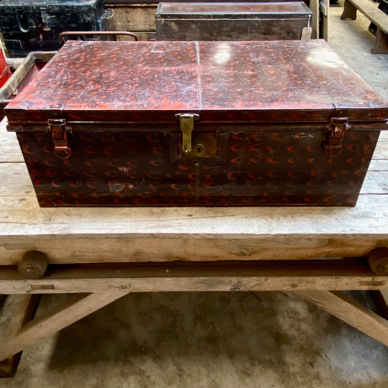 Vintage Metal Trunk