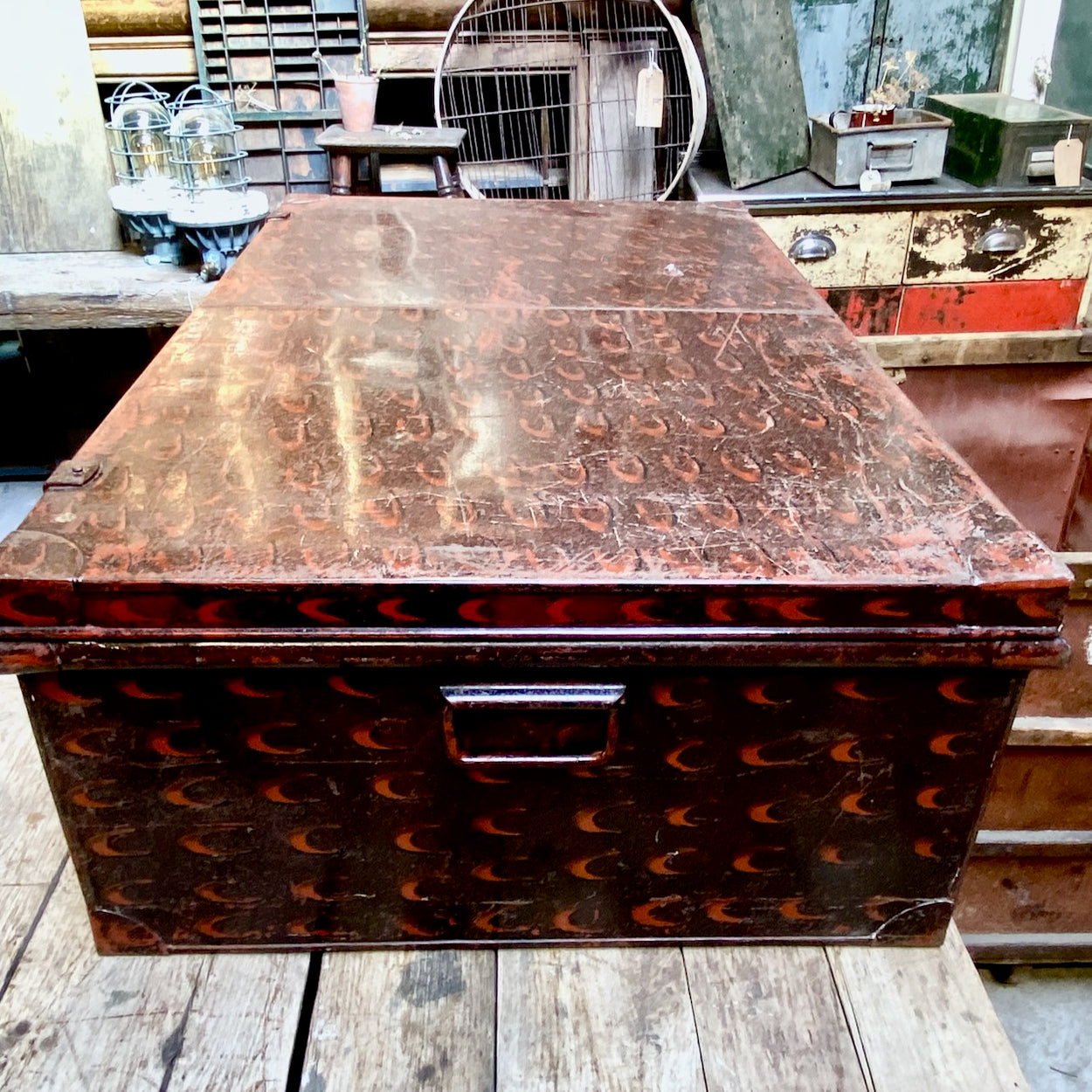 Vintage Metal Trunk