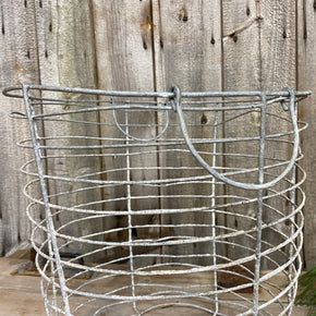 Large Vintage Wire Basket