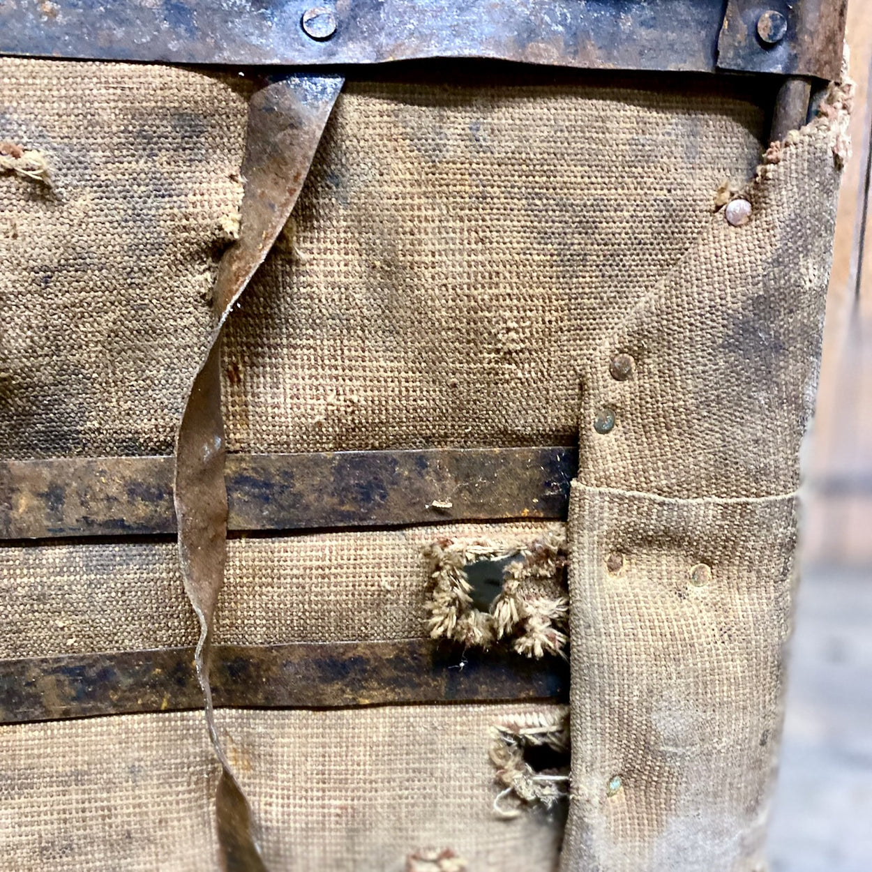 Vintage Rustic Laundry Basket