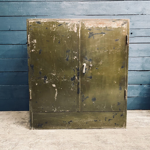 Vintage Metal Workshop Cabinet