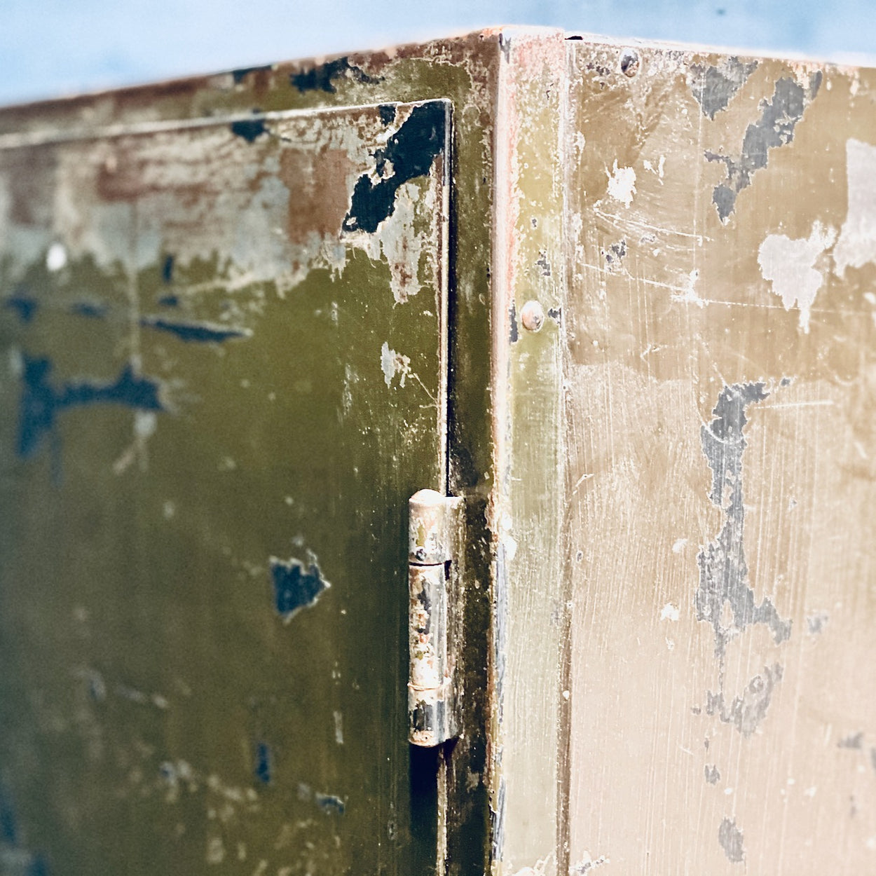 Vintage Metal Workshop Cabinet