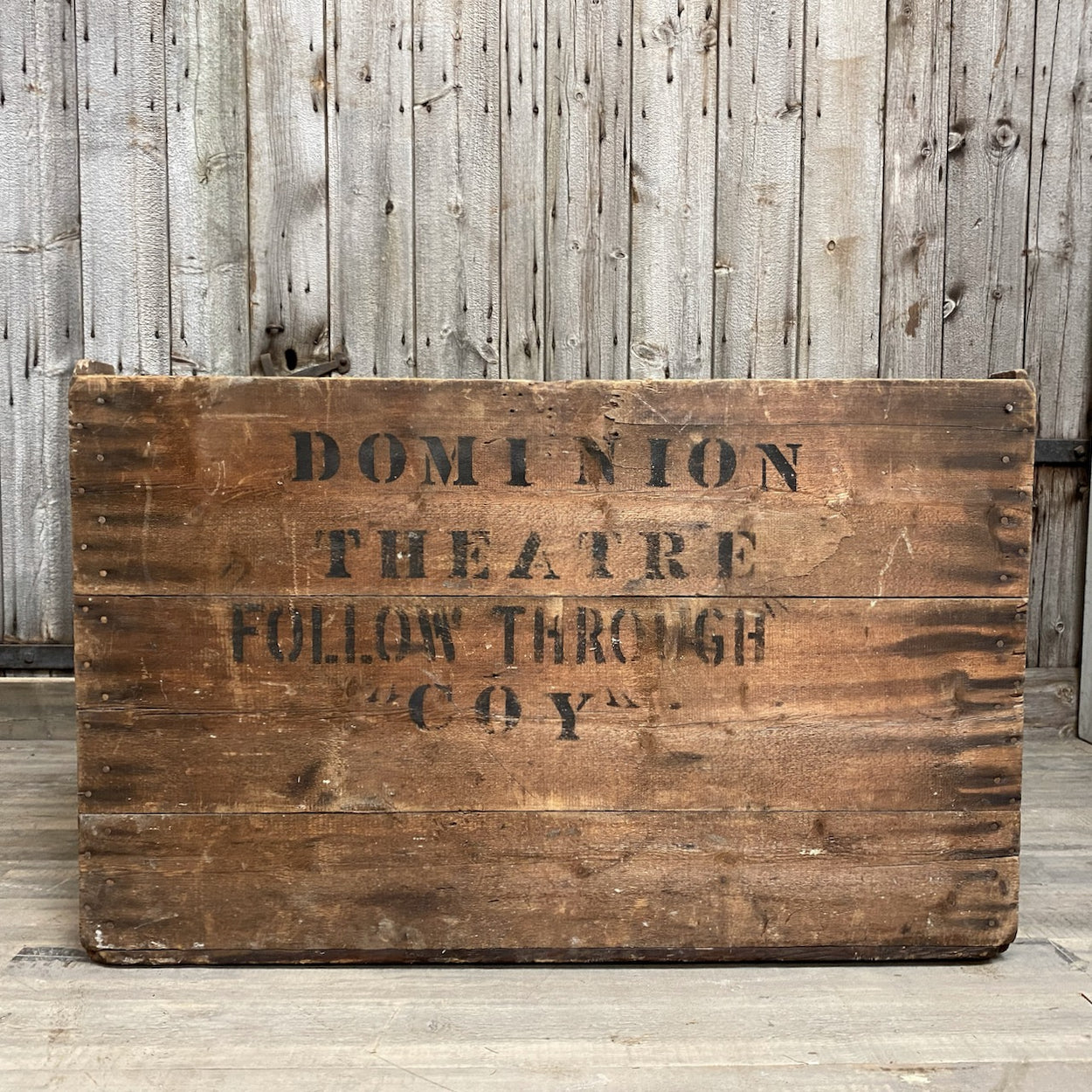 Vintage Theatre Prop Box