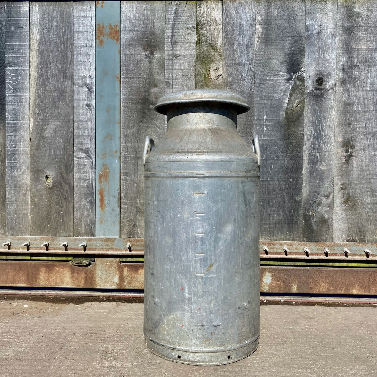 Vintage Aluminium Milk Churn