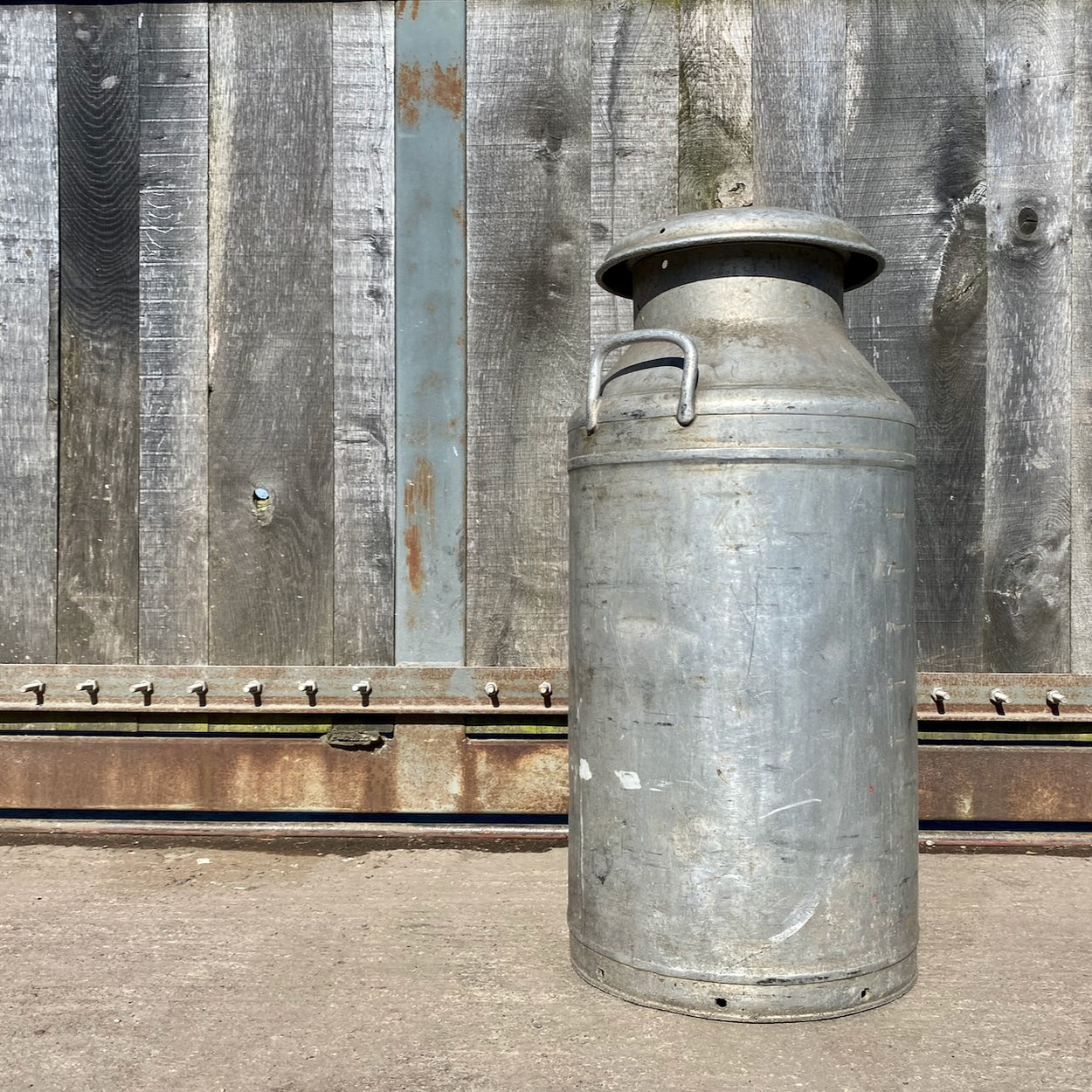 Vintage Aluminium Milk Churn