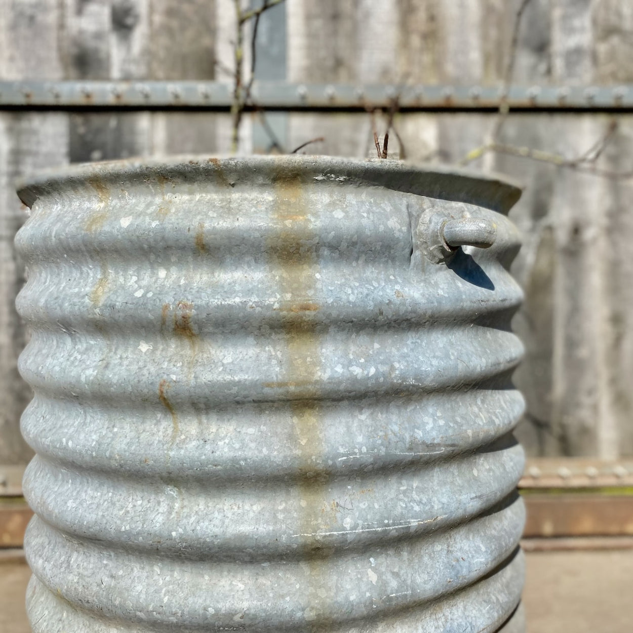 Vintage Galvanised Tub