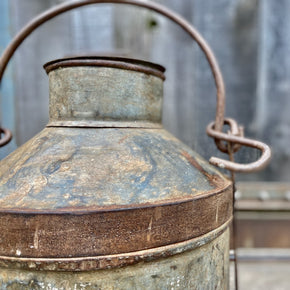 Rustic Aluminium Milk Churn