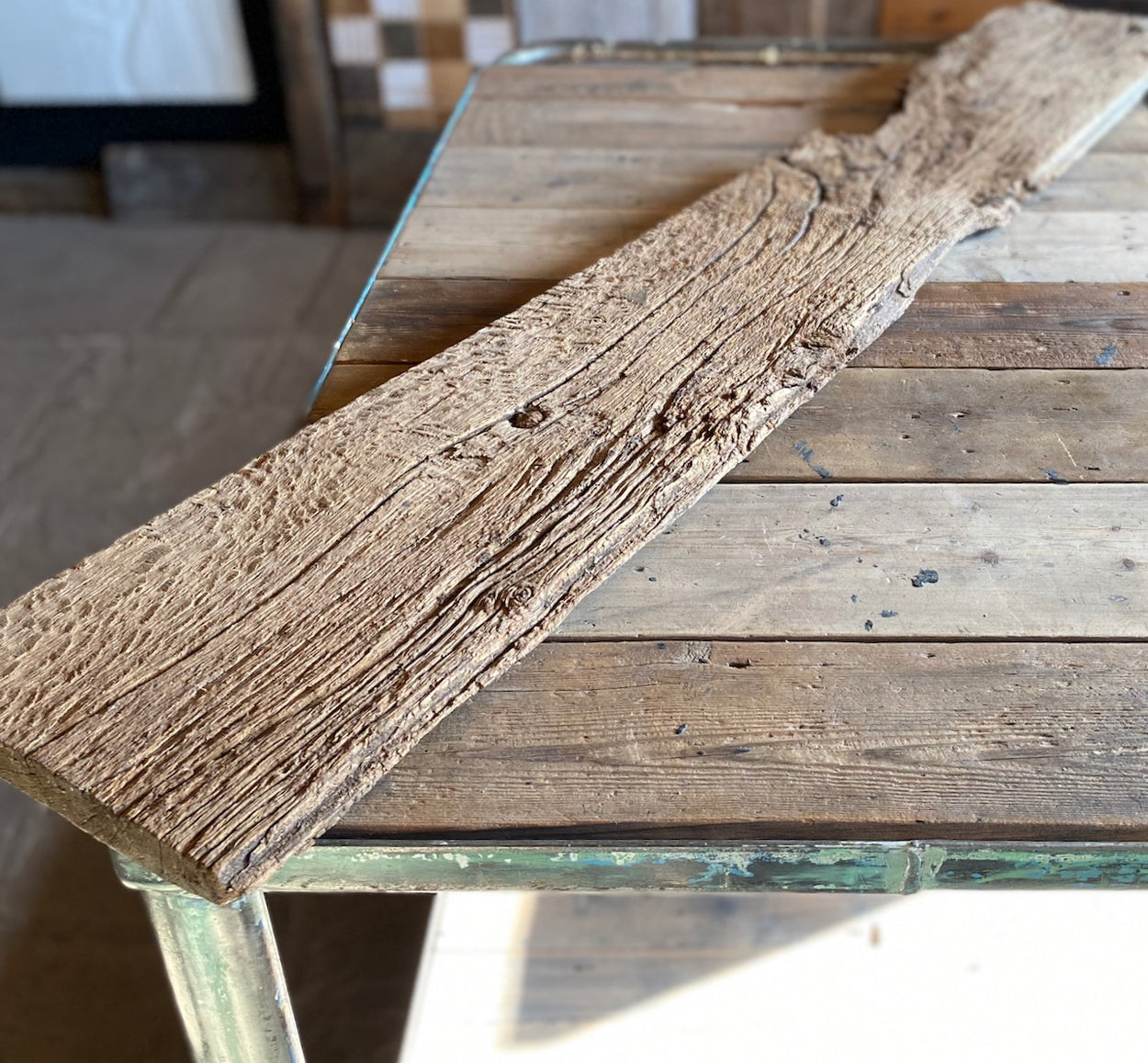Reclaimed Oak Boat Plank
