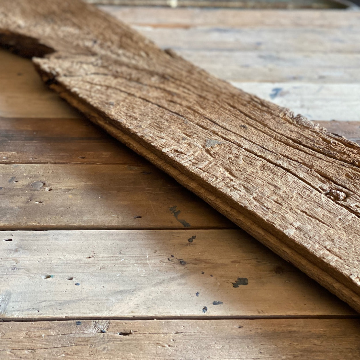 Reclaimed Oak Boat Plank