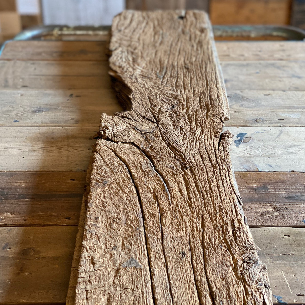 Reclaimed Oak Boat Plank