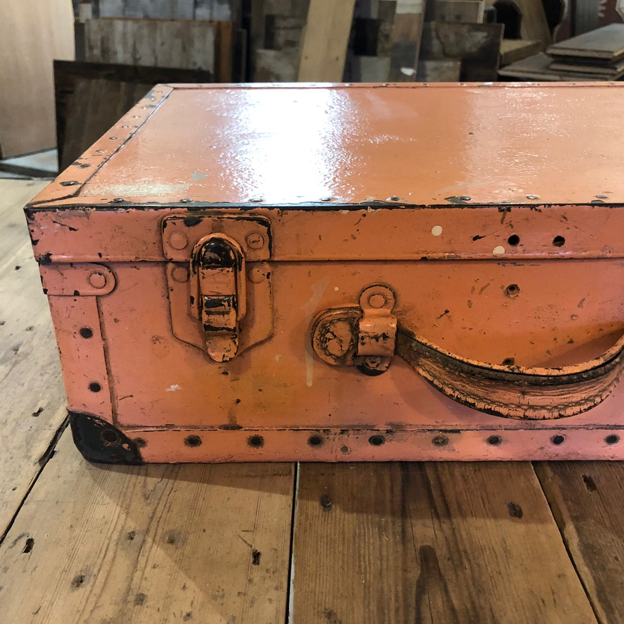 Vintage Case In Beautiful Original Pink Paint