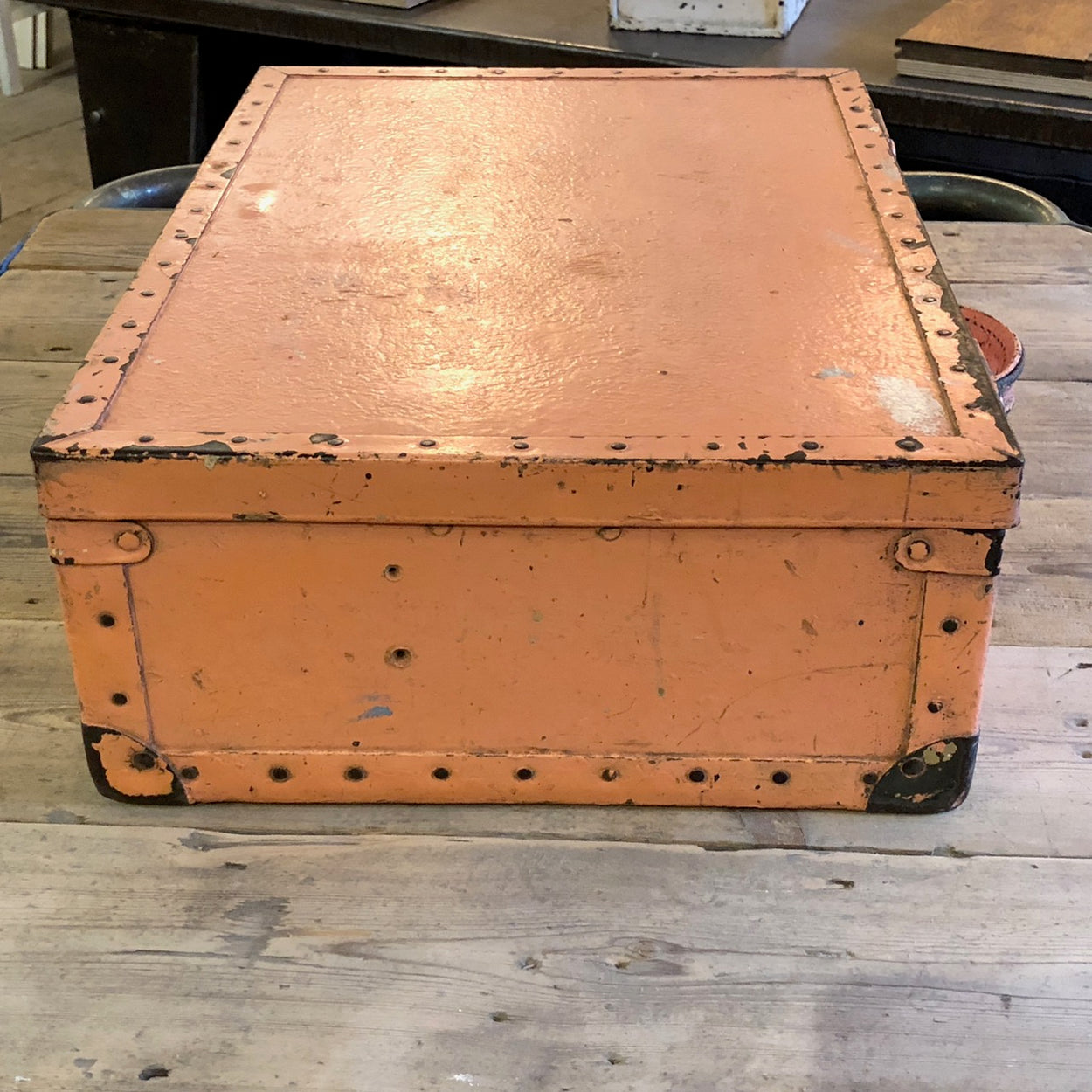 Vintage Case In Beautiful Original Pink Paint