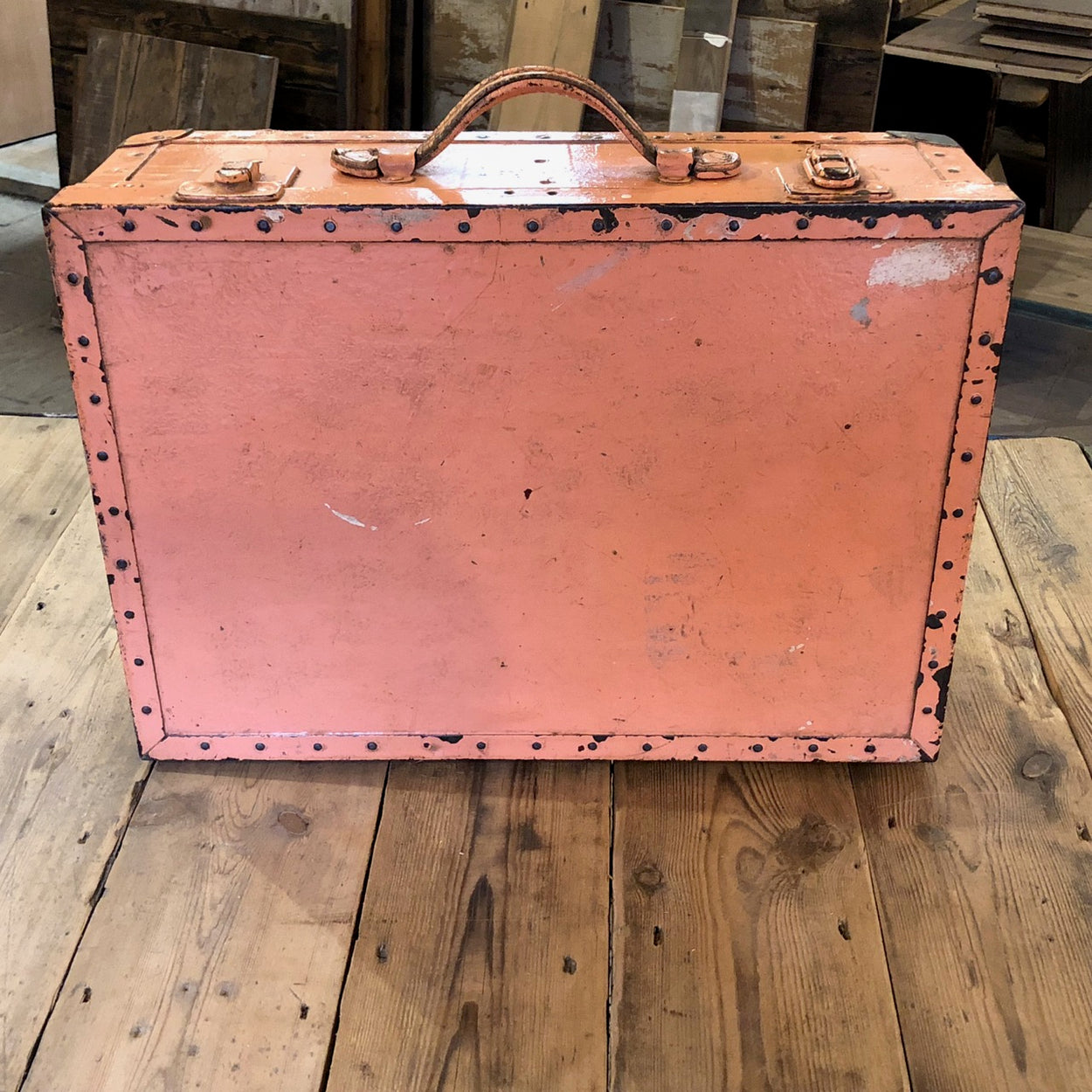 Vintage Case In Beautiful Original Pink Paint