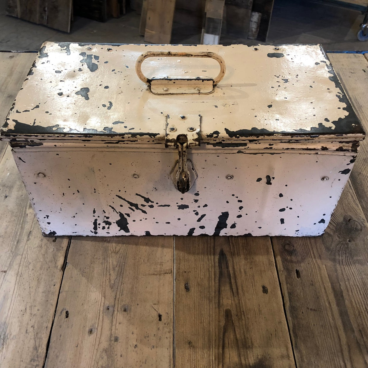 Old White Tool Box