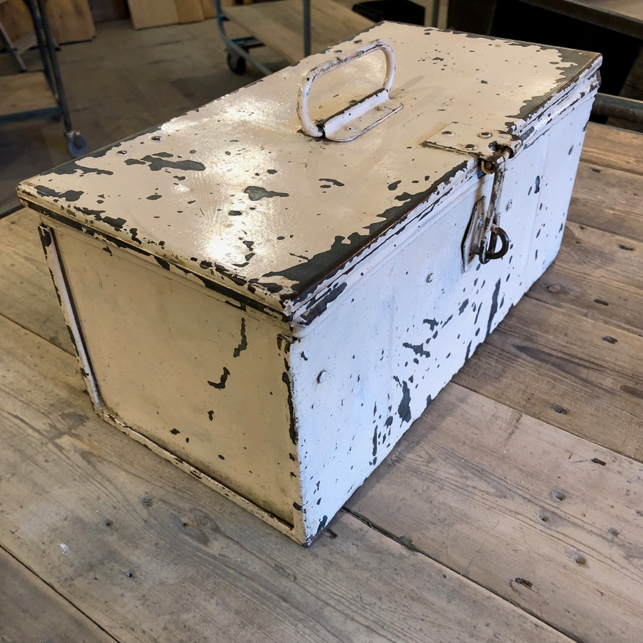 Old White Tool Box