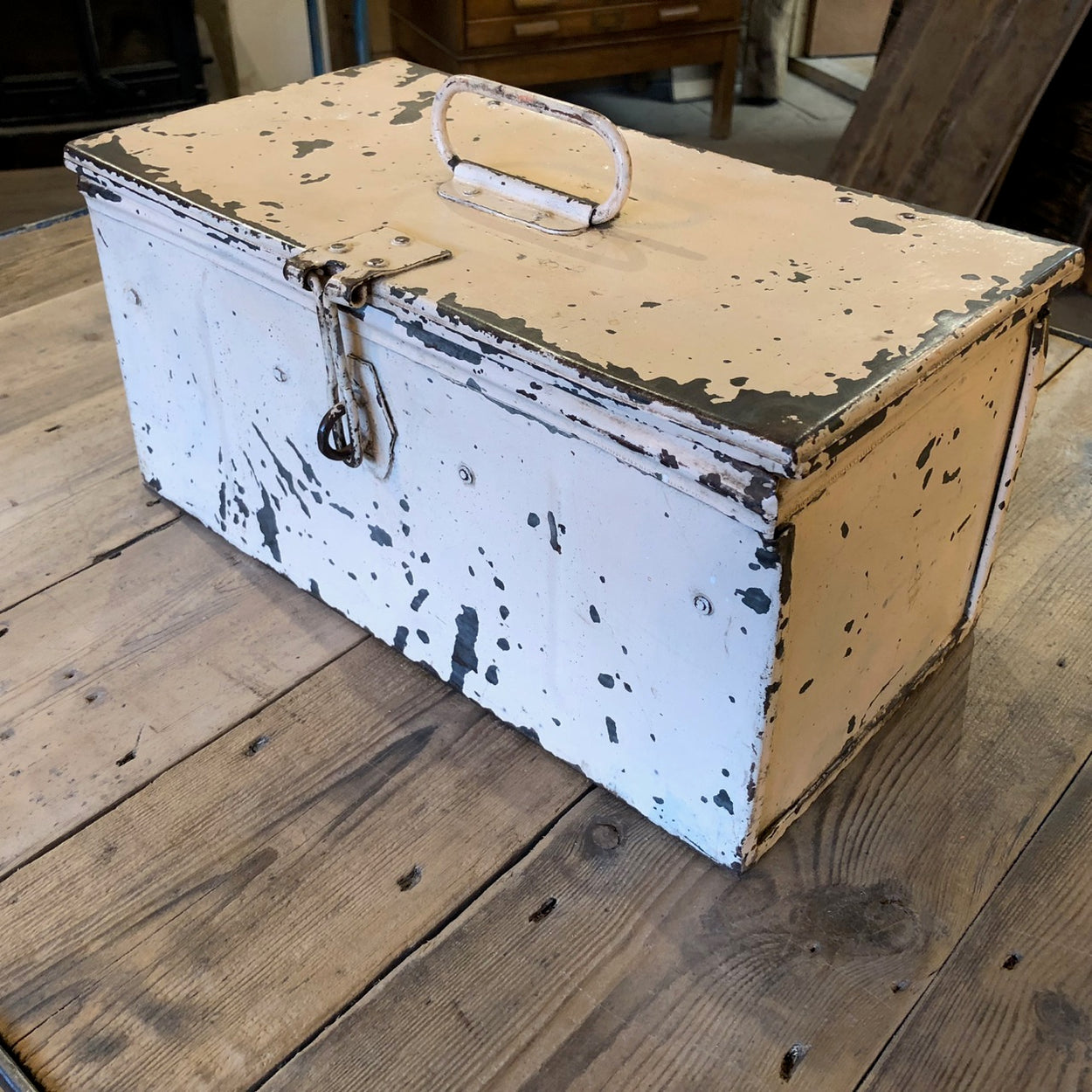 Old White Tool Box — Lawson's Yard LTD