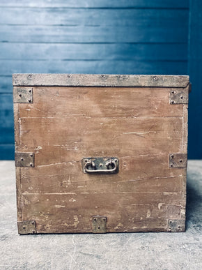 Large Wooden Military Chest