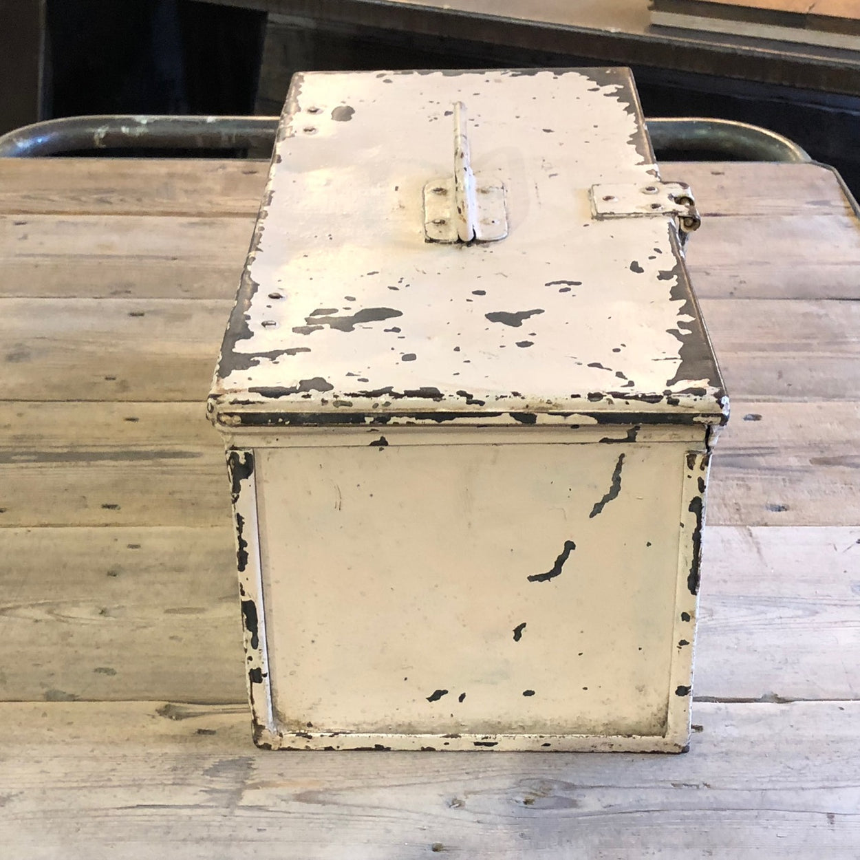 Old White Tool Box