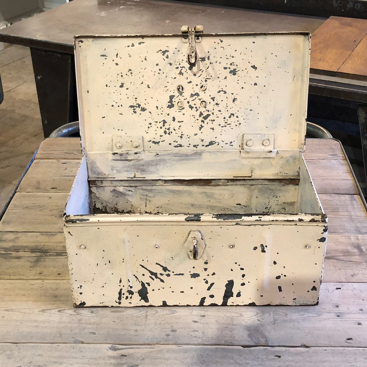 Old White Tool Box