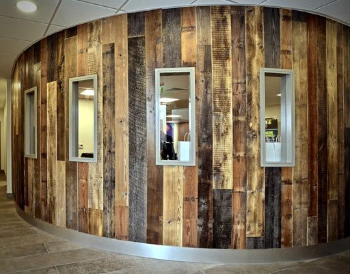 reclaimed pine wall cladding boards
