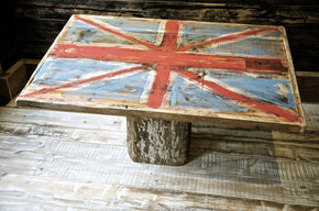 Union Jack Reclaimed Table Top