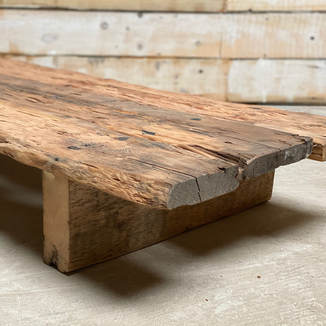 Reclaimed Boat Plank Coffee Table