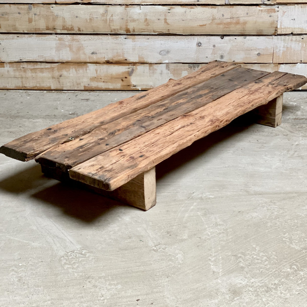 Reclaimed Boat Plank Coffee Table