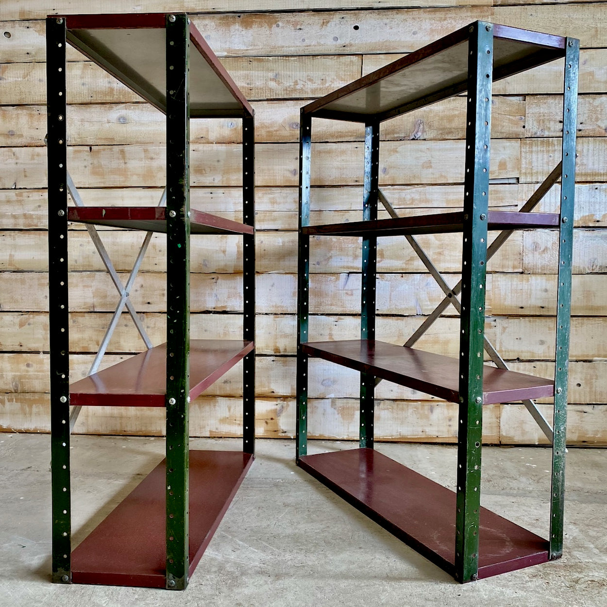 Old Steel Racking Vintage Steel Racks — Lawson's Yard LTD