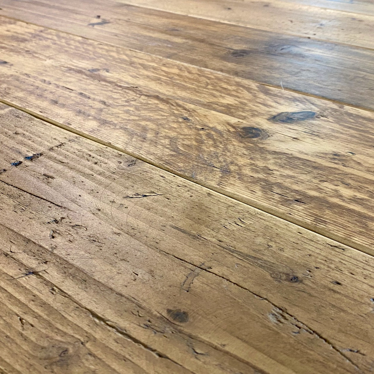 Reclaimed Mill Pine Floorboards