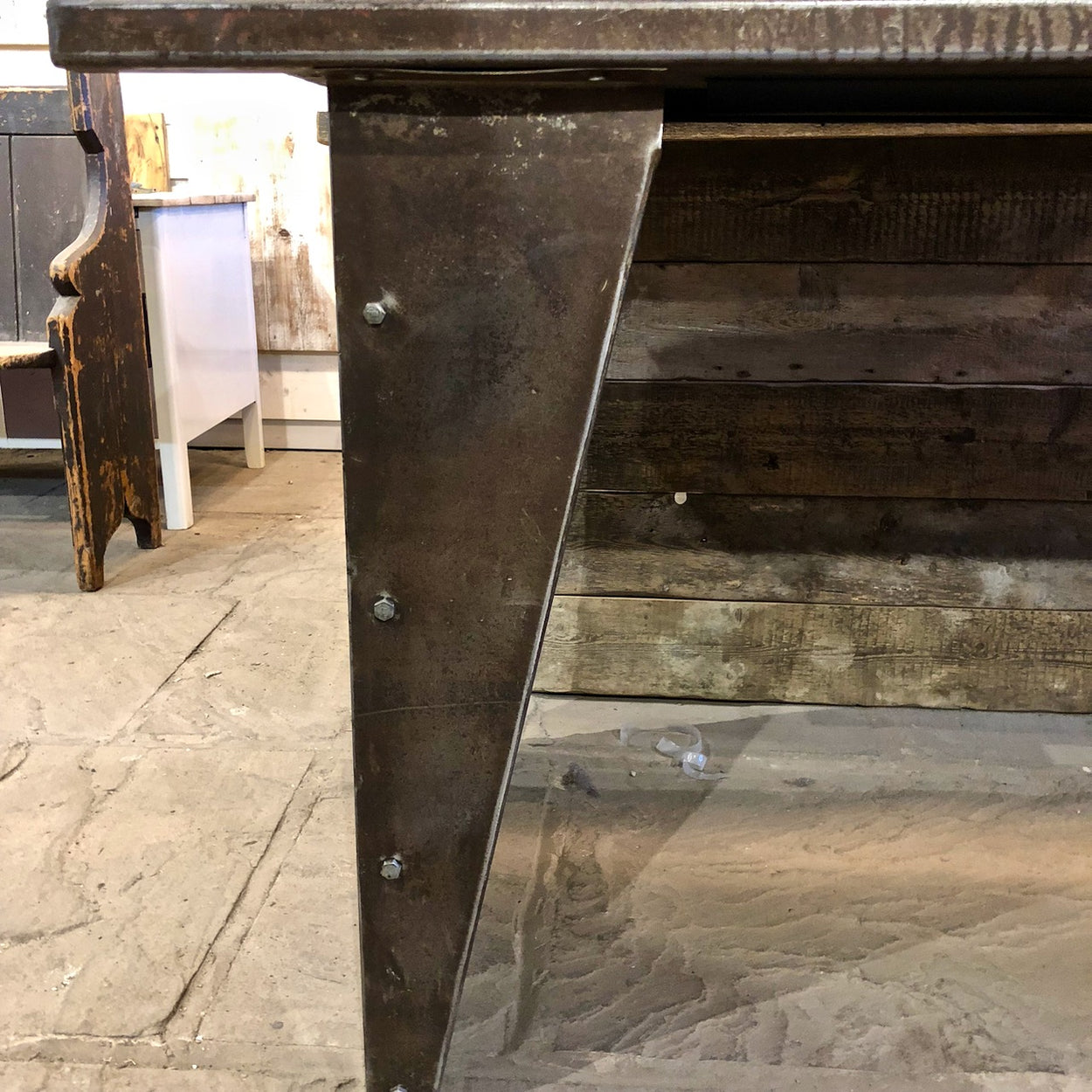 Vintage Steel Desk